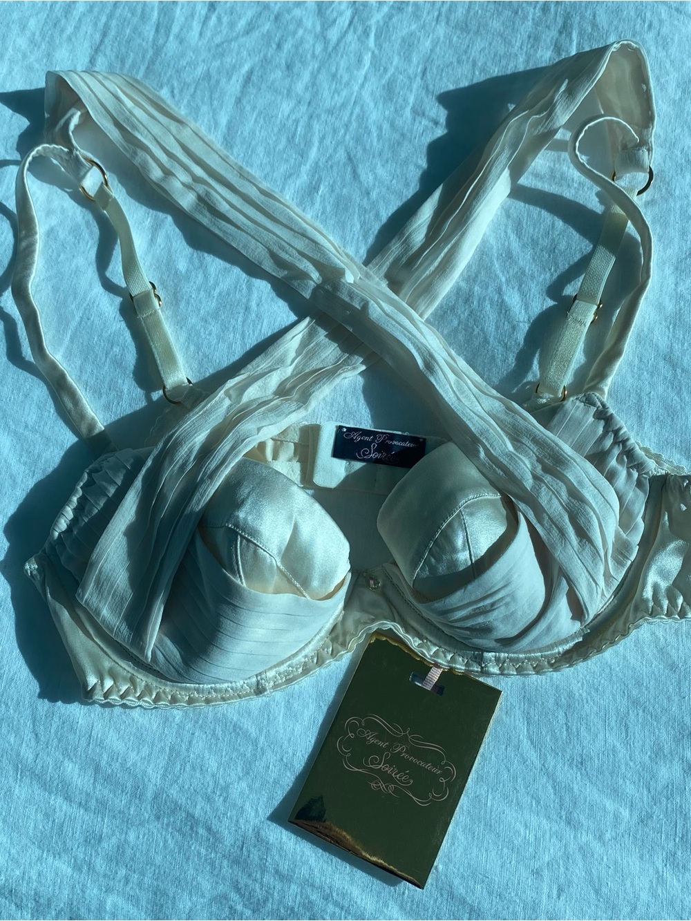 Agent Provocateur Soirée Ciera Cream Bra 34B